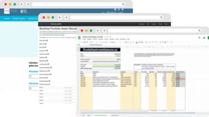 Fichiers de suivi et outils de la formation
